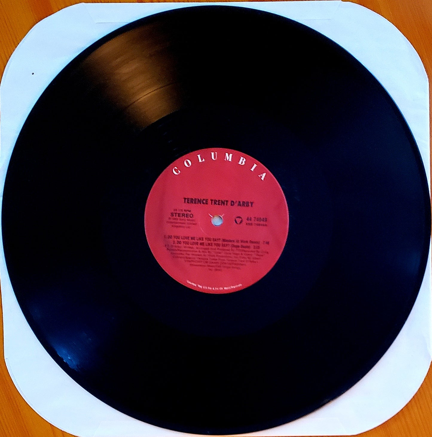 Terence Trent D'Arby "Do You Love Me Like You Say?" 12" LP Vinyl