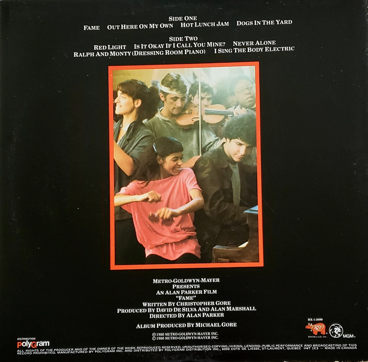 Fame " Original Motion Picture Soundtrack LP" (Vinyl Record)