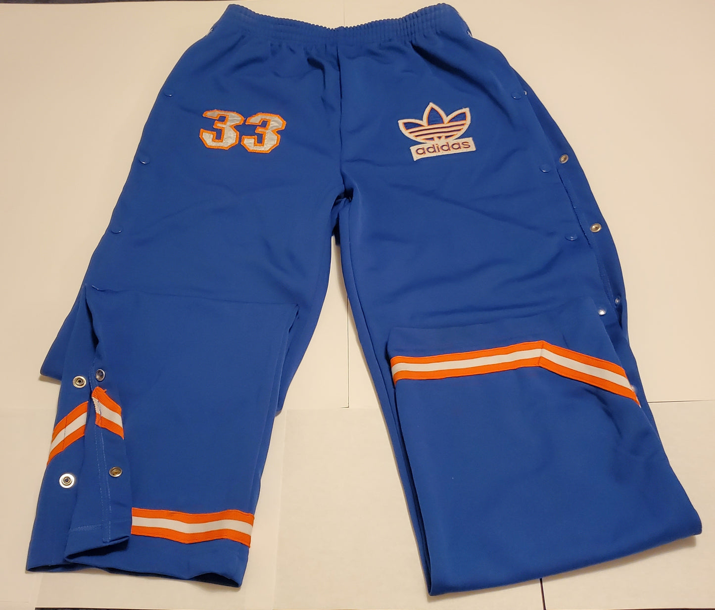 EWING#33 Adidas Basketball Gear(2 Piece) w/Tear Away Pants(XL)