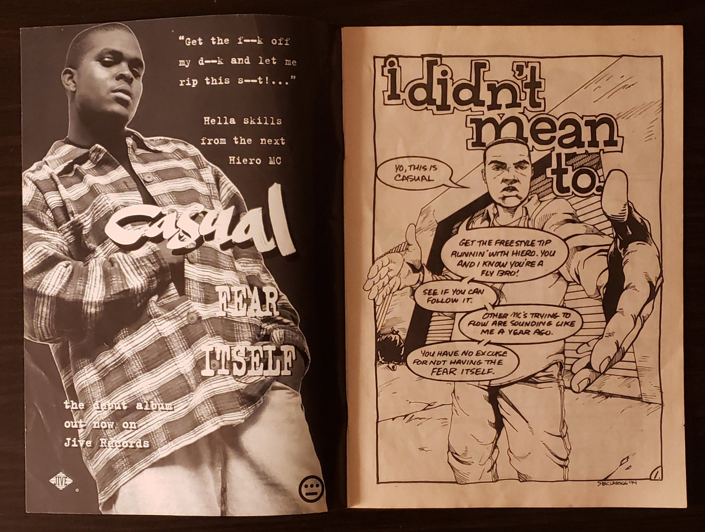 Casual-Fear Itself featuring "I Didn't Mean To" Vintage Comic