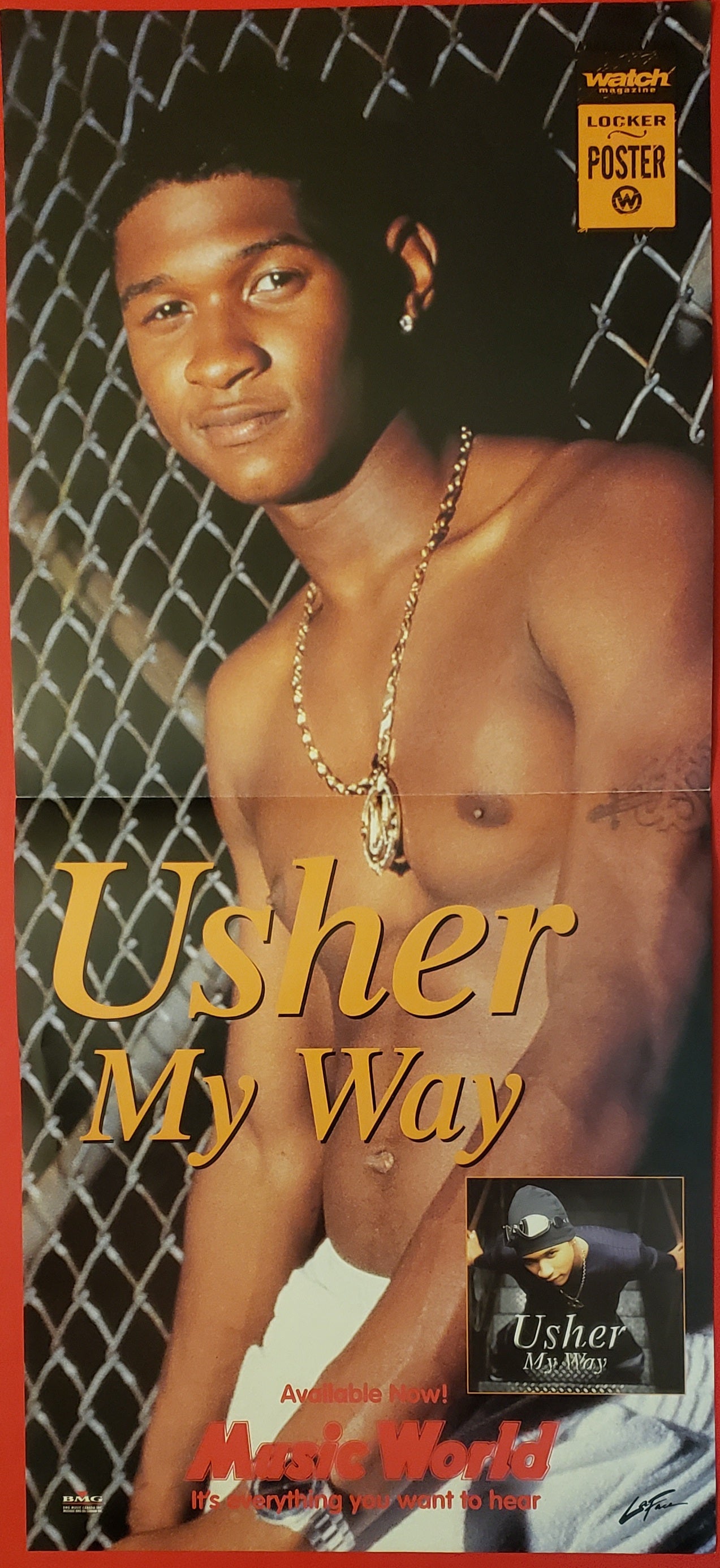 USHER-My Way Locker Poster