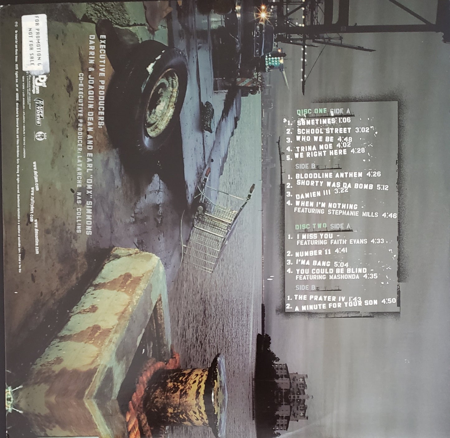 DMX "THE GREAT DEPRESSION" (2xLP Vinyl) RARE!!!/SALE!!!