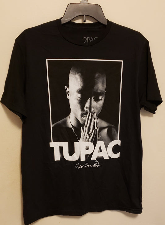 2PAC Praying Rap T-Shirt (XL/TG)