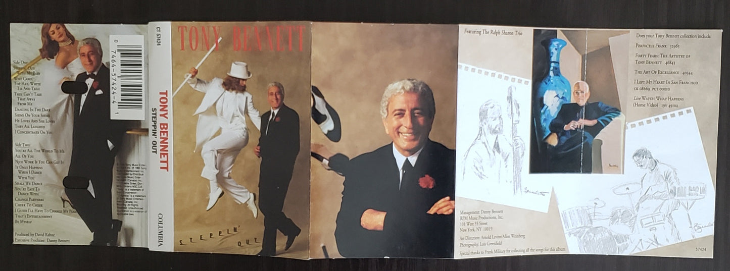 Tony Bennett "Steppin Out" (Audio Cassette)