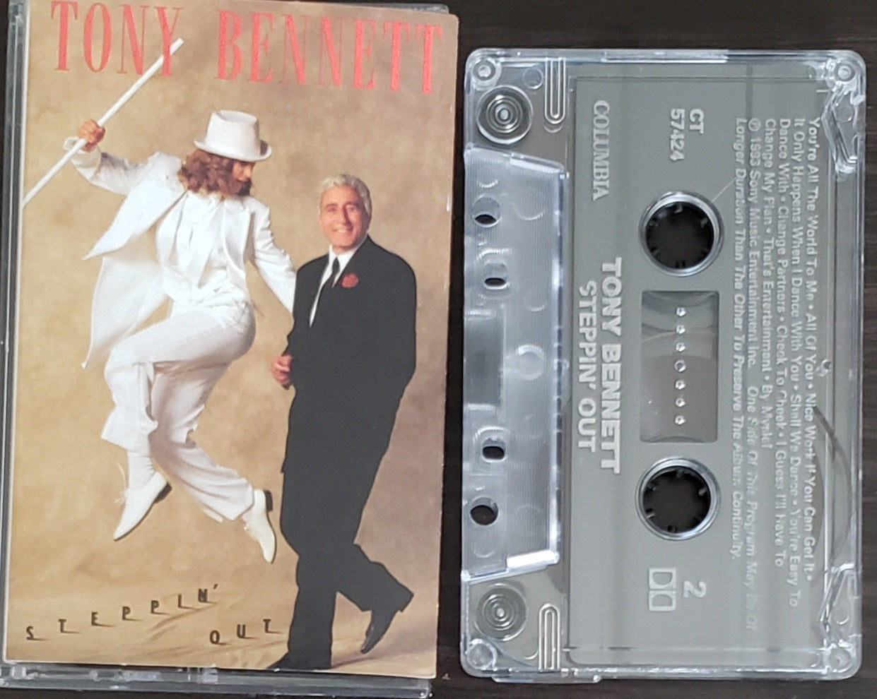 Tony Bennett "Steppin Out" (Audio Cassette)