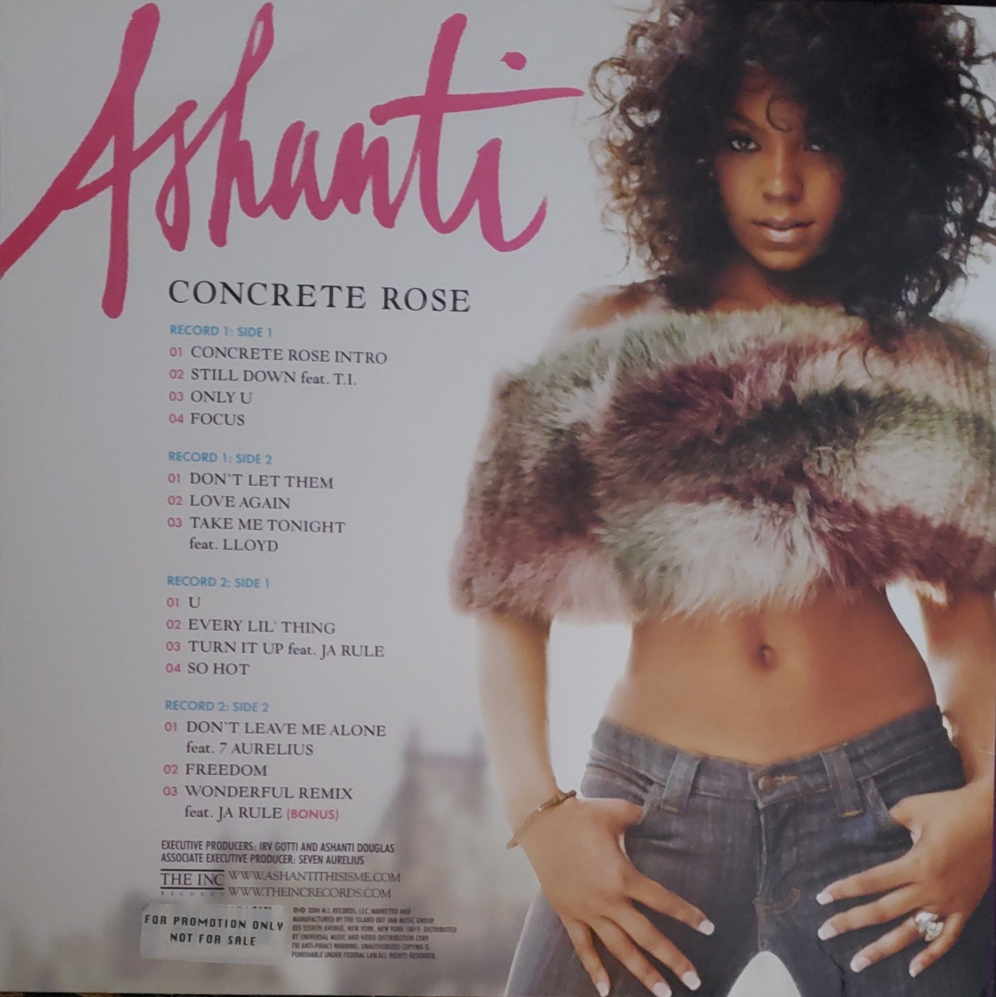 Ashanti / Concrete Rose(2X LP Vinyl Album) RARE!!