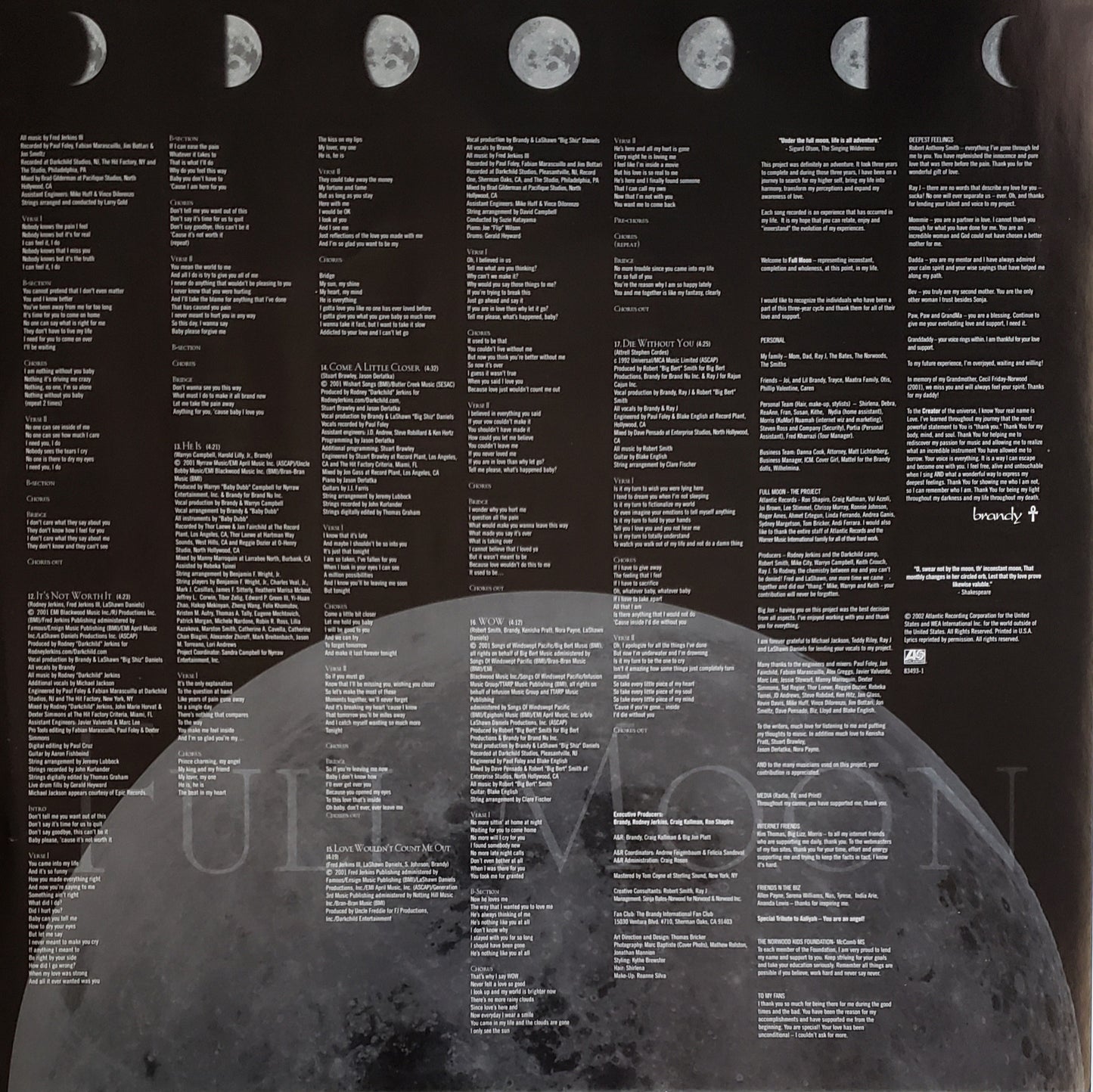 BRANDY "Full Moon" (2x LP Vinyl)