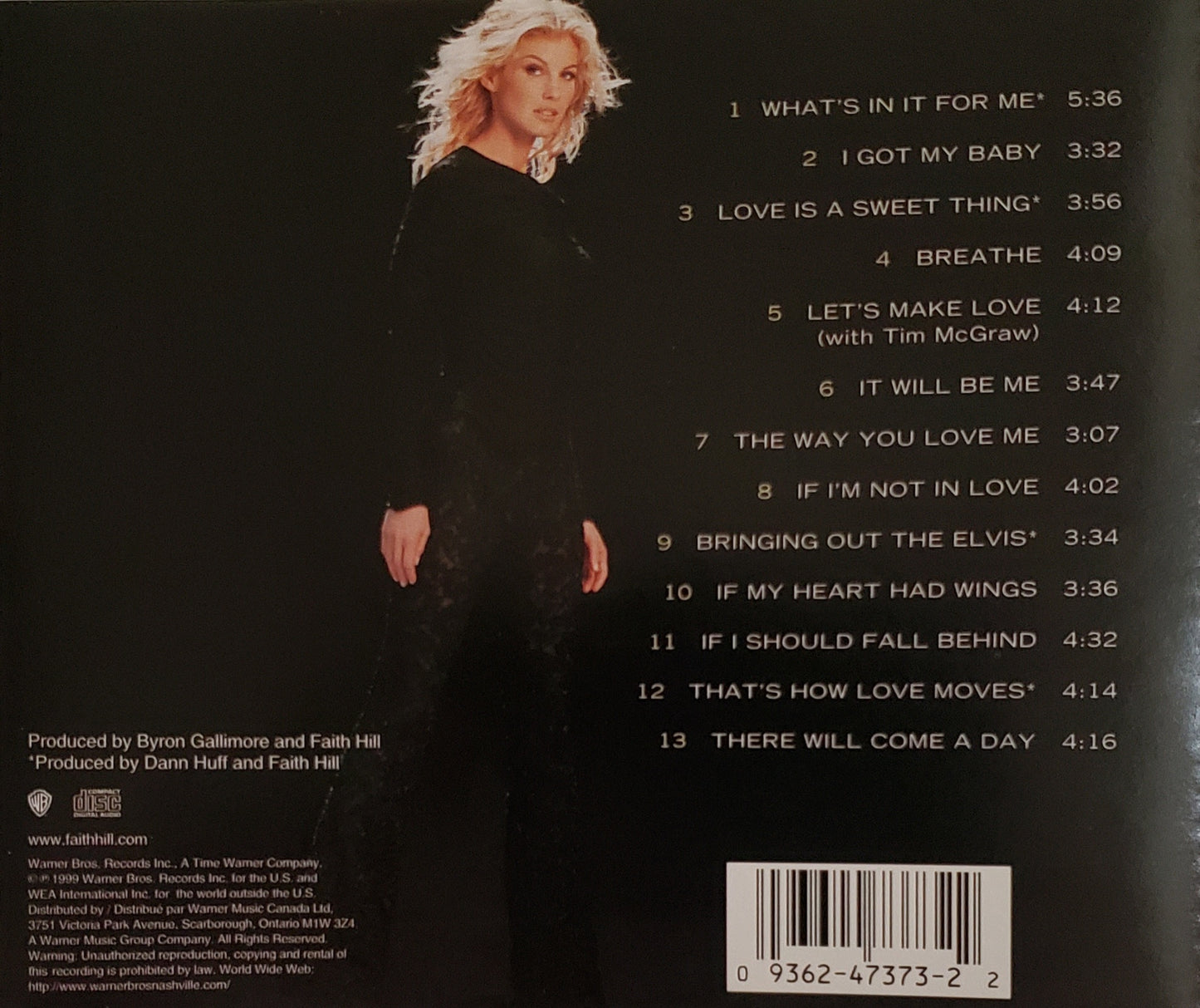 Faith Hill "Breathe" (CD)