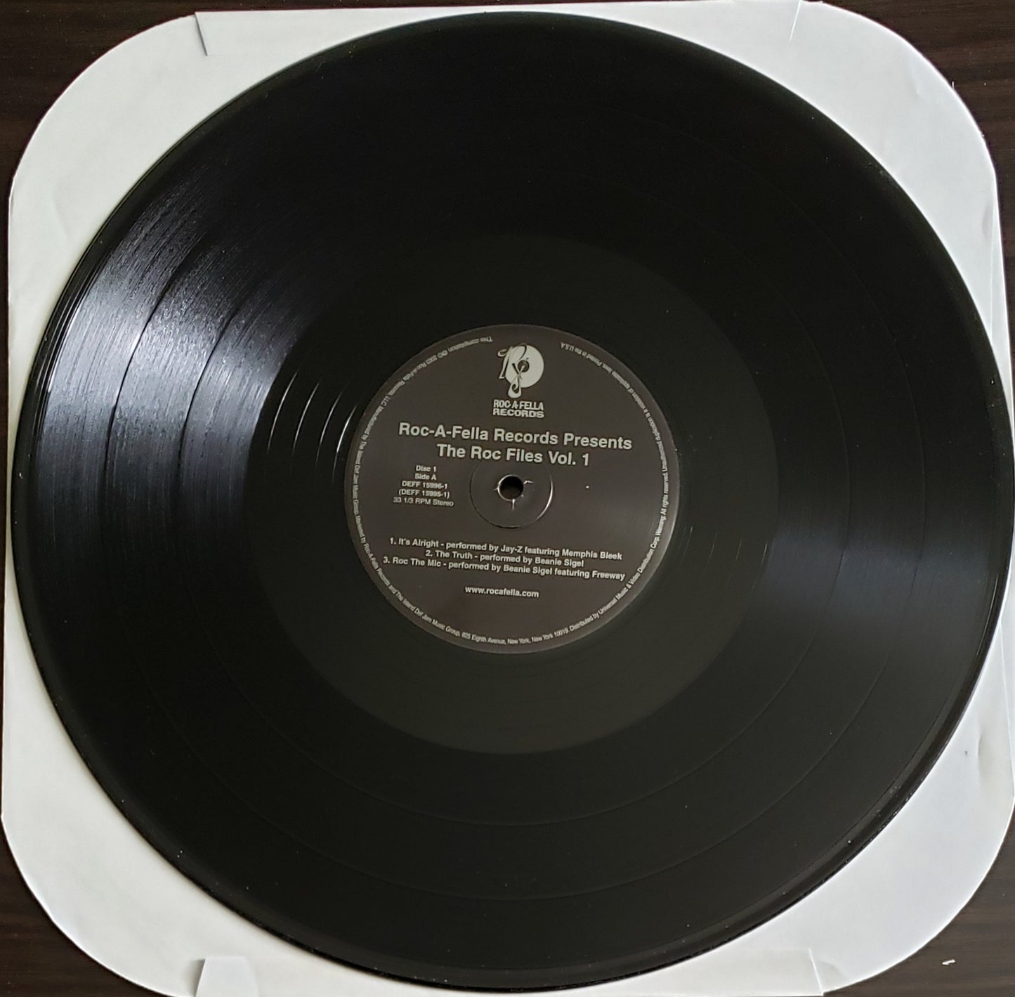 Roc-A-Fella Records Presents "The Roc Files Vol.1" (2X LP Vinyl Album)